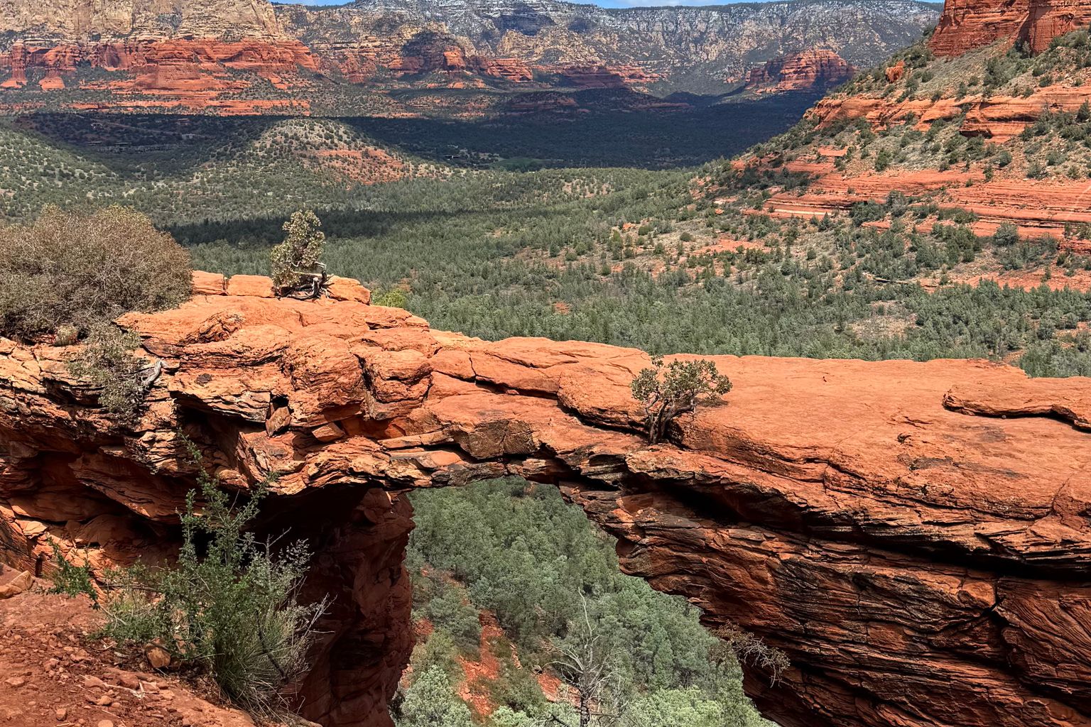 Devil's Bridge hike in Sedona Arizona